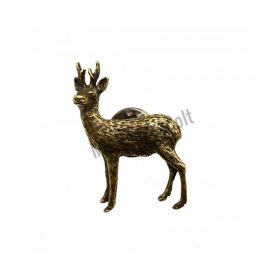 Fém őzbak kitűző