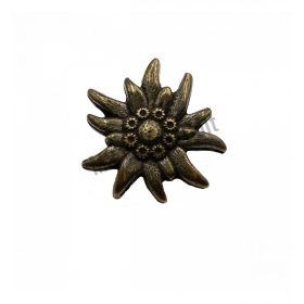 Fém havasi gyopár kitűző