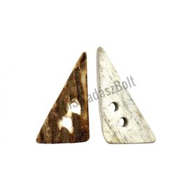 Háromszög alakú agancs hajtókadísz pár