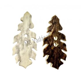 Tölgyfalevél alakú agancs hajtókadísz pár