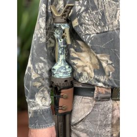 Lőbot őv tartó 2/2 barna- narancs