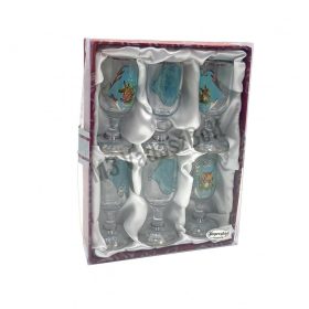 Jagerglas likőrös garnitúra