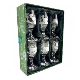 Jagerglas likőrös pohár garnitúra
