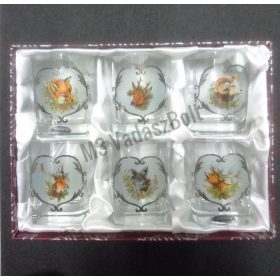 Whiskys garnitúra szögletes