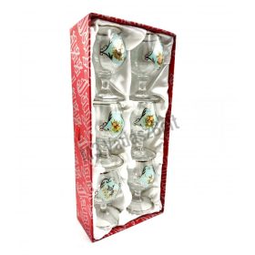 Jagerglas konyakos garnitúra