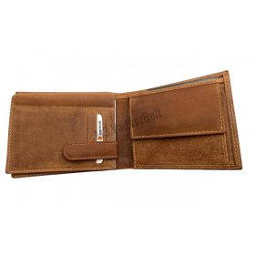 Bőr pénztárca drótszőrű vizsla motívummal