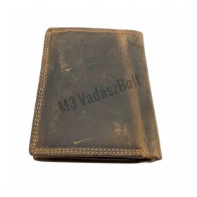 Bőr pénztárca szarvas motívummal