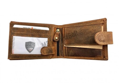 Bőr pénztárca fácán motívummal