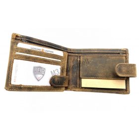 Bőr pénztárca szarvas motívummal