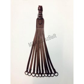 Aggaték fogoly, bőr, karikás