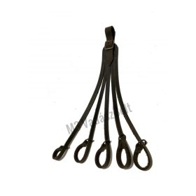 Fácán bőr aggaték karikás