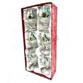 Jagerglas konyakos garnitúra