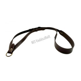 Bőr aggatéktartó, 40mm-es varrott szélekkel