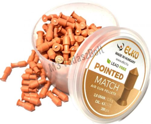 Pointed Match 4,5 mm léglövedék
