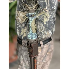 Lőbot őv tartó 2/2 sötét barna- narancs