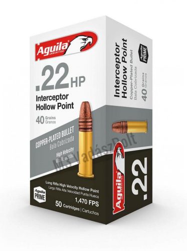 Aguila Interceptor HP .22LR 2.6g/40gr