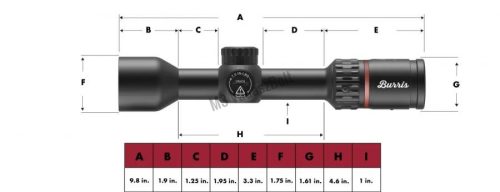 Burris Fullfield 2-8x35 E3 Illum KSB céltávcső
