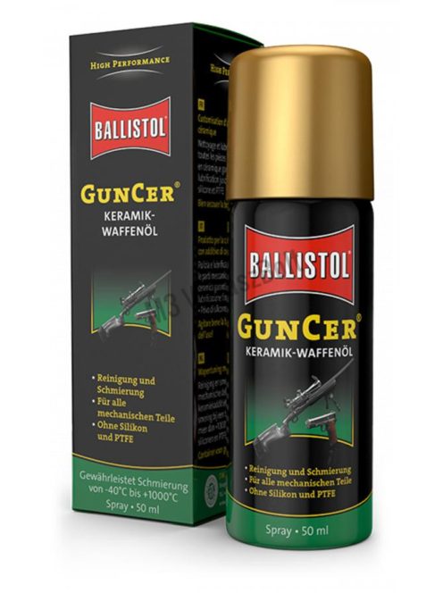 Ballistol GunCer fegyver olaj kerámia adalékkal  50ml