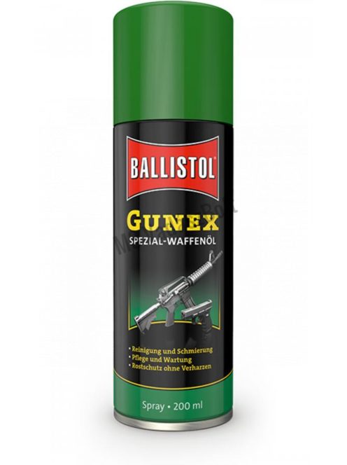 Ballistol Gunex fegyverolaj spray 200ml