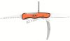 Blaser bicska multitool, fekete-narancs