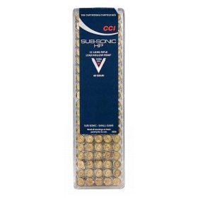 .22LR CCI Subsonic HP 40gr 100db
