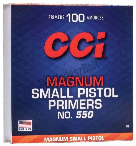 CCI 550 Magnum Small Pistol csappantyú