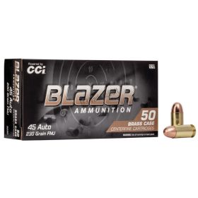 45 ACP FMJ 230gr Blazer Brass CCI