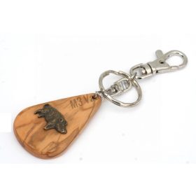 Kulcstartó, disznó alakkal