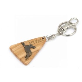 Kulcstartó, nyúl alakkal