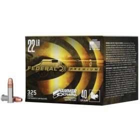  Federal HammerDown Copper Plated Lead HP .22LR Alsókulcsos fegyverhez 325db/doboz