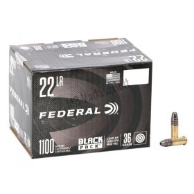 Federal BlackPack LeadHollowPoint .22LR 36gr 1.260fps