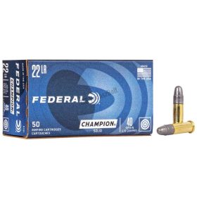 Federal Champion HV .22LR 40gr 1.240fps