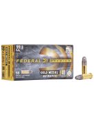 .22LR Federal Gold Medal Premium HV Match 40gr Solid