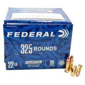 .22LR Federal Champion 36gr 325db/doboz Copper Plated