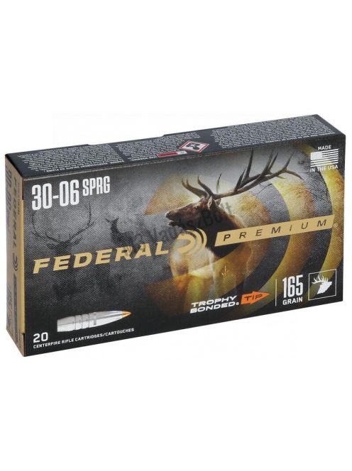 30-06 Spr. Federal Premium TrophyBondedTip 165gr 10,7g Tip Vital-Shok