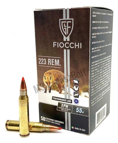 Fiocchi 223Rem EPN Manually loaded 60gr