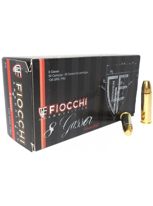 8mm Gasser FMJ 126grain Fiocchi