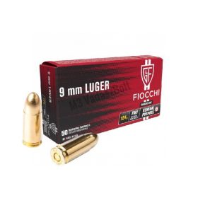 134Ft/db 50.000db 9x19 Fiocchi FMJ 124gr
