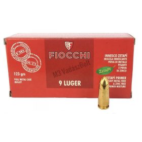 9x19 ZP Vern Ólom és nehézfém mentes FMC 123gr Fiocchi
