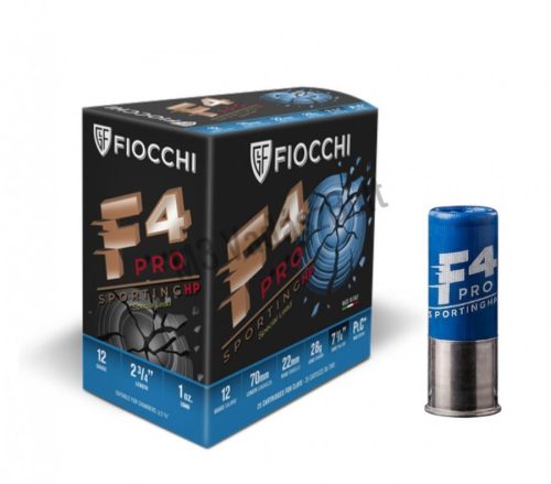 Fiocchi F4 Pro Sporting HP 12/70/2.4 28g 22mm (7.5) sport löszer