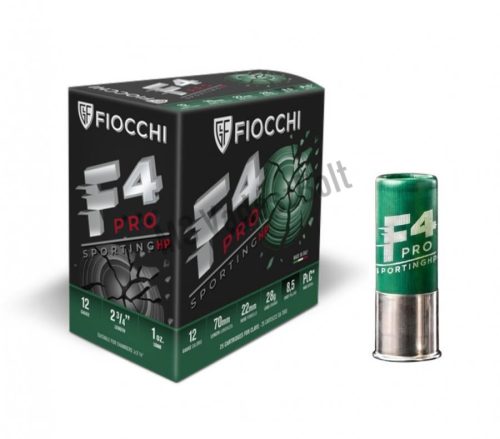 Fiocchi F4 Pro Sporting HP 12/70/2.2 28g 22mm (8½) sport löszer