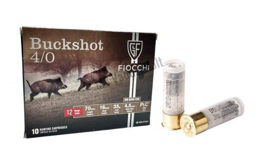 Fiocchi Buckshot 4/0 12/70/4.5 35g 16mm vadász lőszer