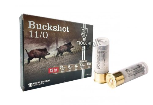 Fiocchi Buckshot 11/0 12/70/8.6 33g 16mm vadász lőszer