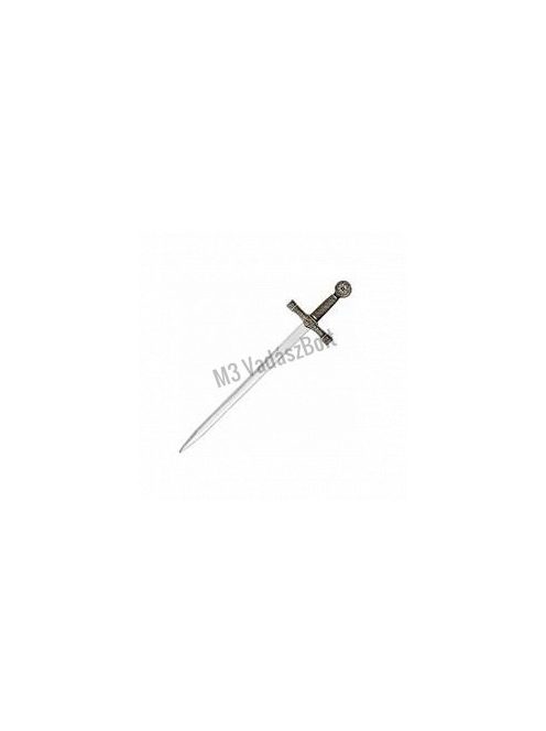 Gladius Masonica mini levélbontó kard, bronz