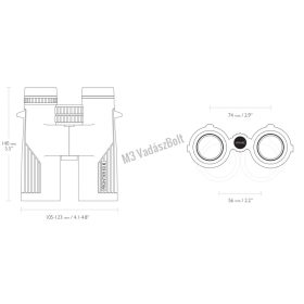 8x42 Hawke Frontier HD X kereső távcső