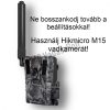 Hikmicro M15 felhős vadkamera, nemzetközi SIM kártyával