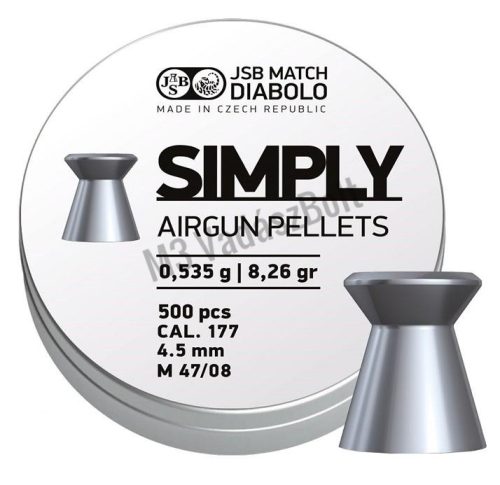JSB Simply 4,5mm légpuska lövedék