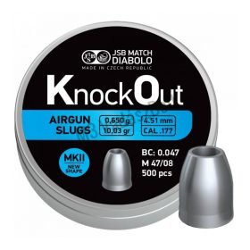 JSB Knockout Slug .177 MKII 4,51mm légpuska lövedék