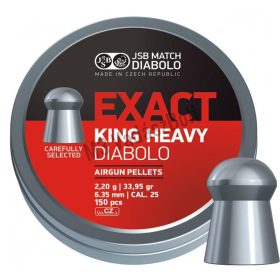 JSB Exact King Heavy 6,35mm légpuska lövedék, 150db