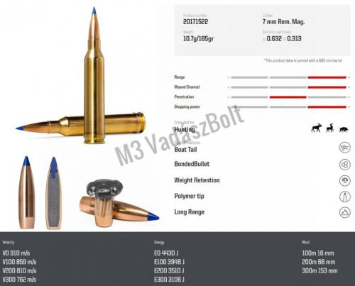 Norma Bondstrike Extreme 7mm Rem.Mag. 10,7g/165gr